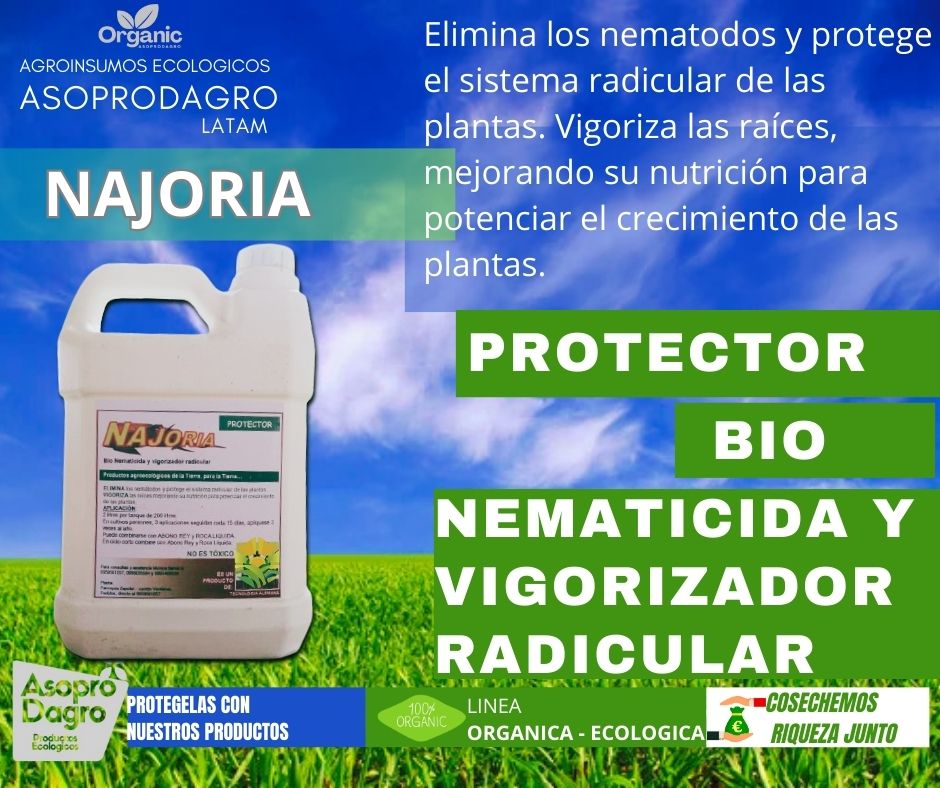 NAJORIA NEMATICIDA BILOGICO ORGANICO